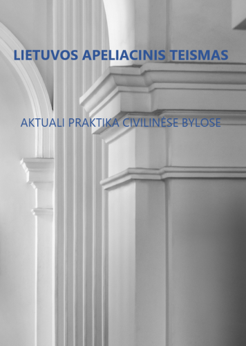Lietuvos apeliacinio teismo 2025 m. birželio mėn. praktikos civilinėse bylose apžvalga